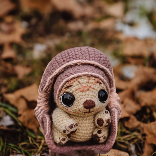 Armadillo Amigurumi Crochet Pattern PDF – Removable Shell Plush Toy Inspired by Fantasy Creature, English DIY Stuffed Animal Pattern