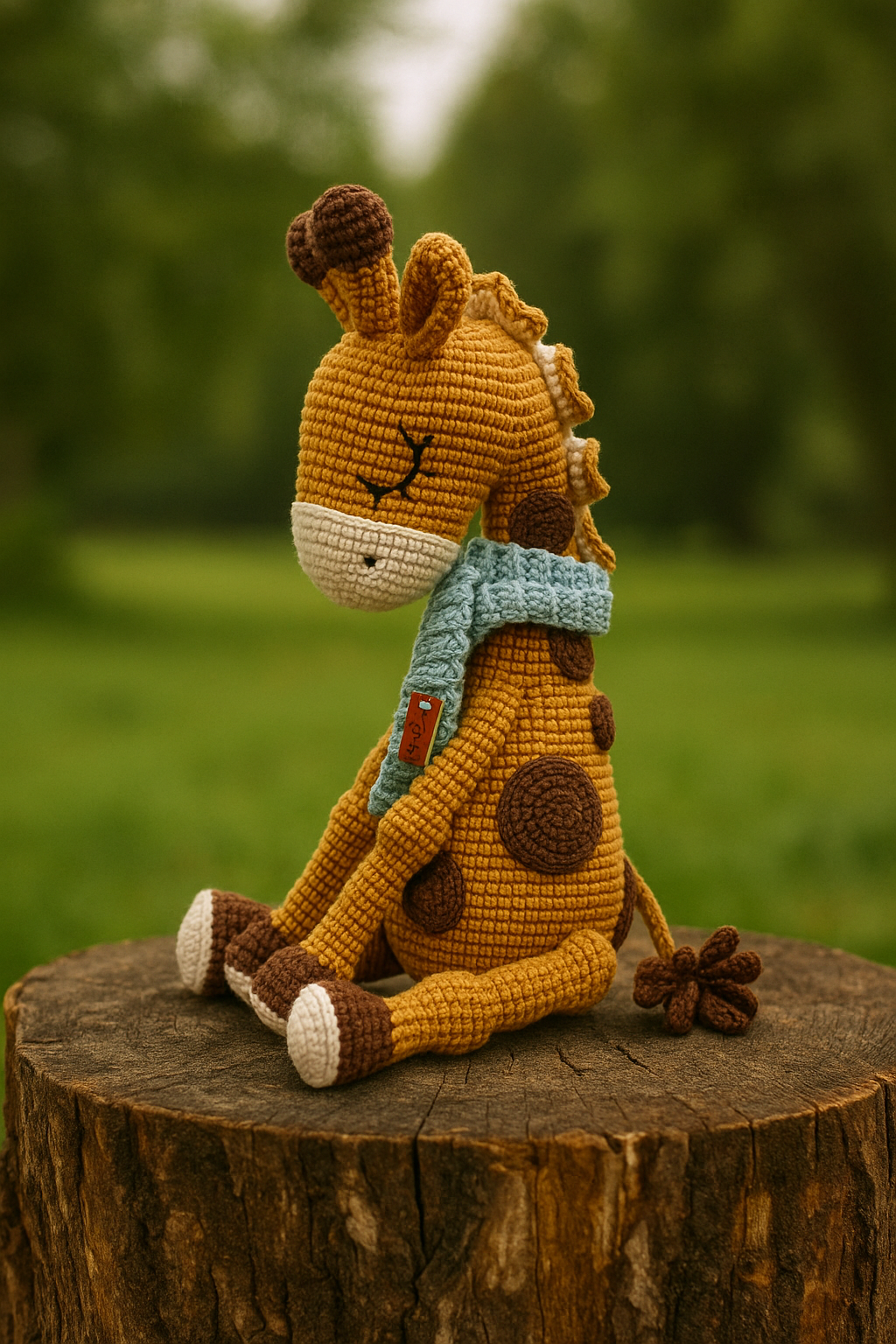 Crochet Giraffe Amigurumi PDF Pattern for Beginners, DIY Stuffed Animal Toy, Easy English Instructions for Handmade Crochet Gift