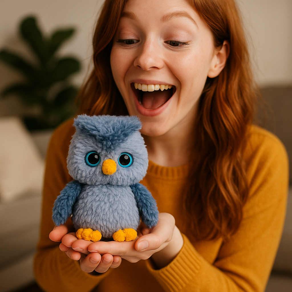 Crochet Owl Amigurumi PDF Pattern, Easy DIY Stuffed Animal Toy, Beginner Friendly English Instructions for Handmade Gift