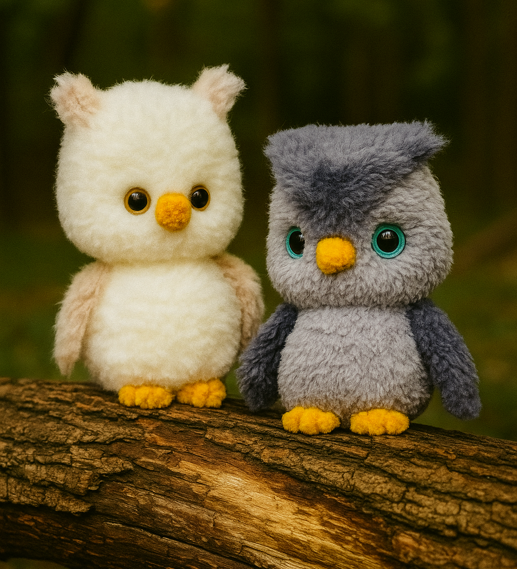 Crochet Owl Amigurumi PDF Pattern, Easy DIY Stuffed Animal Toy, Beginner Friendly English Instructions for Handmade Gift