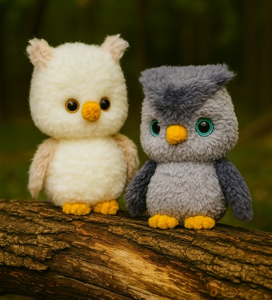 Crochet Owl Amigurumi PDF Pattern, Easy DIY Stuffed Animal Toy, Beginner Friendly English Instructions for Handmade Gift