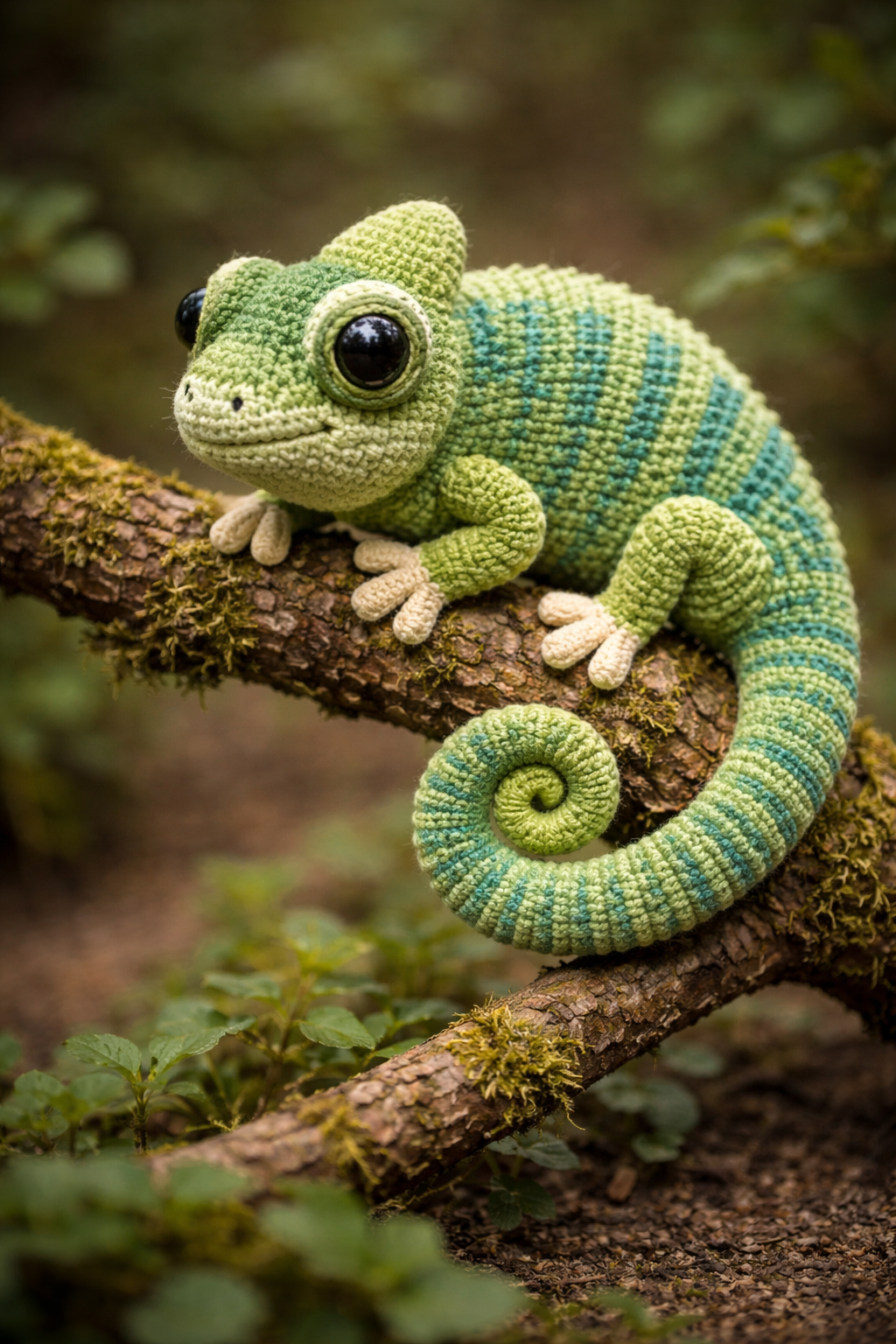 Chameleon Amigurumi Crochet Pattern — PDF Instant Download