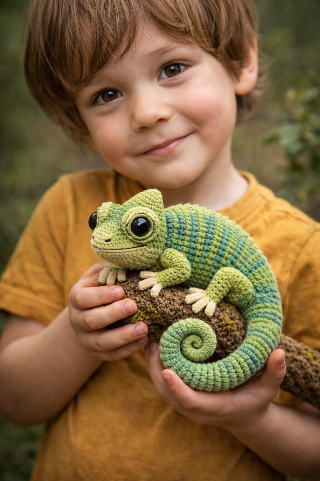 Chameleon Amigurumi Crochet Pattern — PDF Instant Download