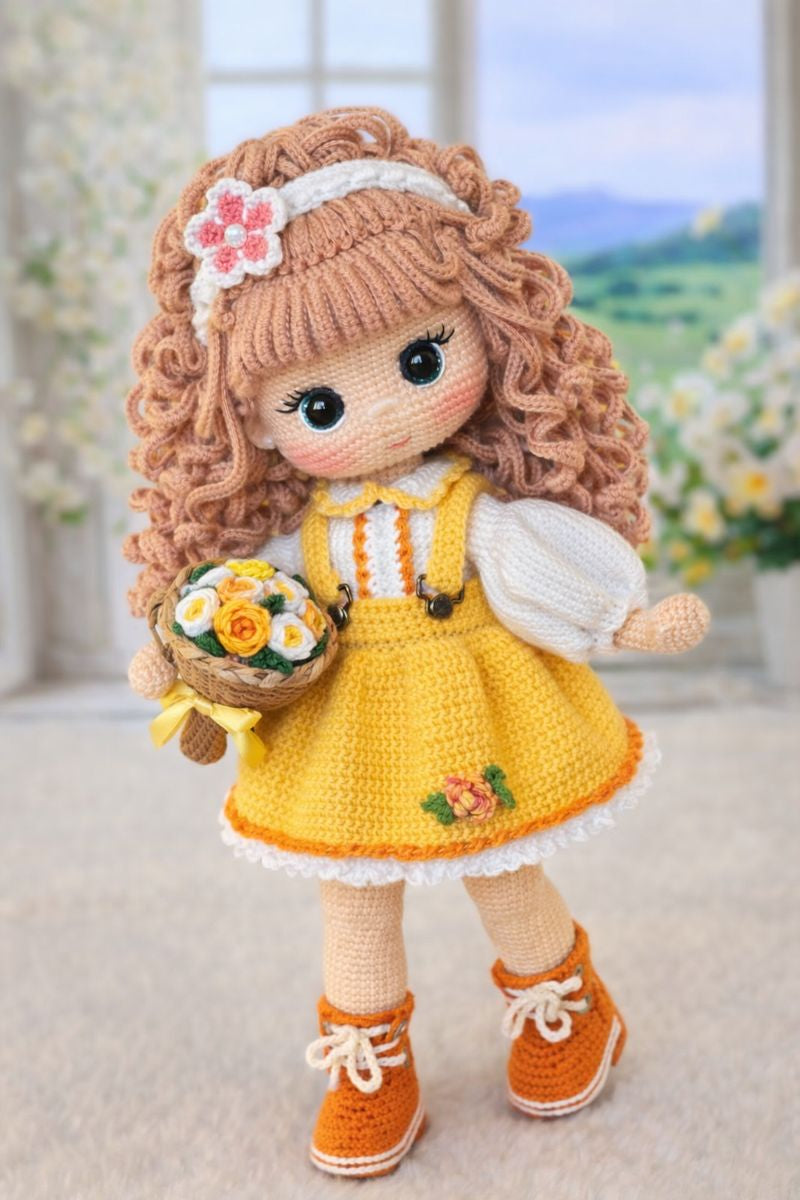 4 Amigurumi Doll Crochet Patterns Bundle | Cute Dolls PDF | Girl & Boy Crochet Dolls | Instant Download