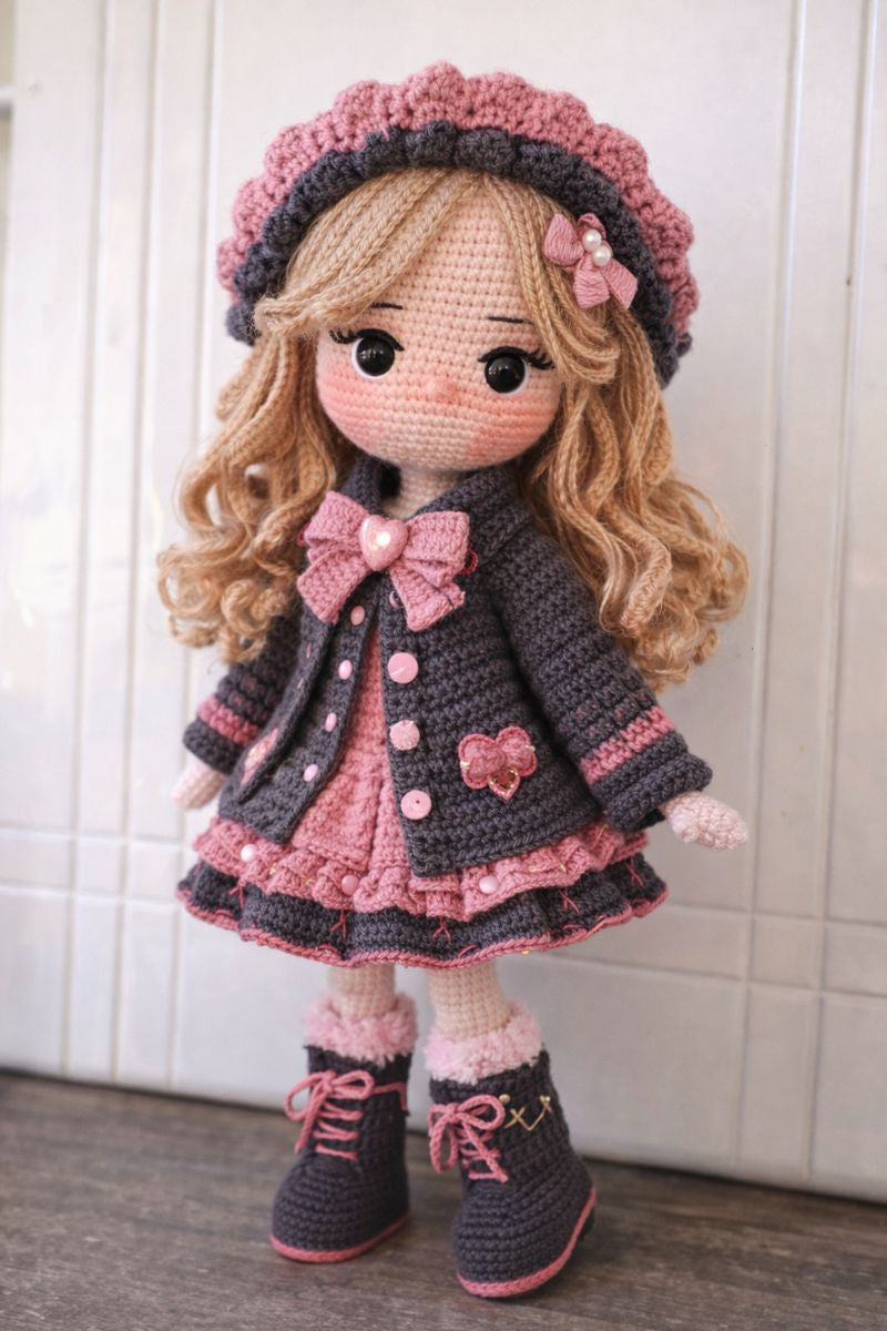 4 Amigurumi Doll Crochet Patterns Bundle | Cute Dolls PDF | Girl & Boy Crochet Dolls | Instant Download