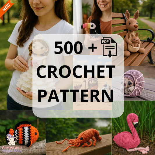 Magic Bundle – 500 Amigurumi Crochet Patterns (Digital Download)