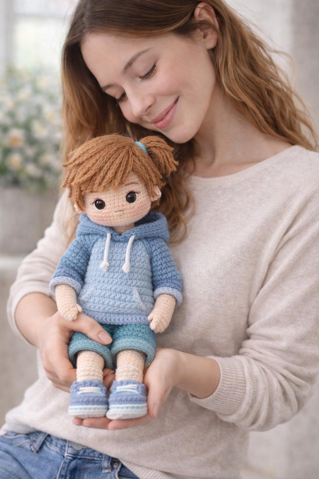 4 Amigurumi Doll Crochet Patterns Bundle | Cute Dolls PDF | Girl & Boy Crochet Dolls | Instant Download